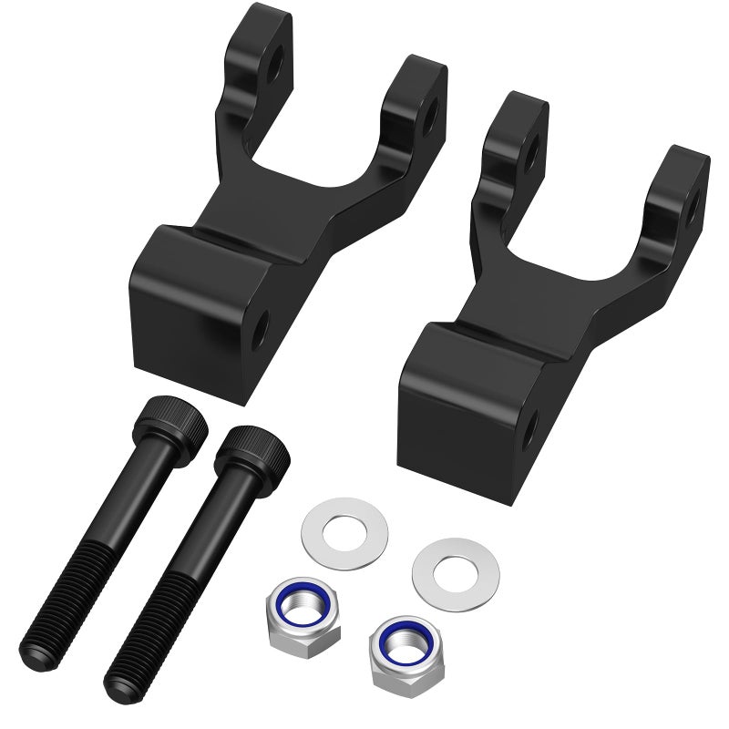 NICECNC ATV 3.5" Track 2" Front Lowering Kit Compatible with Yamaha Raptor 660R 700, YFZ 450, Blaster 200, Banshee 350 YFZ350 87-08, Warrior 350 87-04 Compatible with Honda TRX400EX TRX450R - Image 1